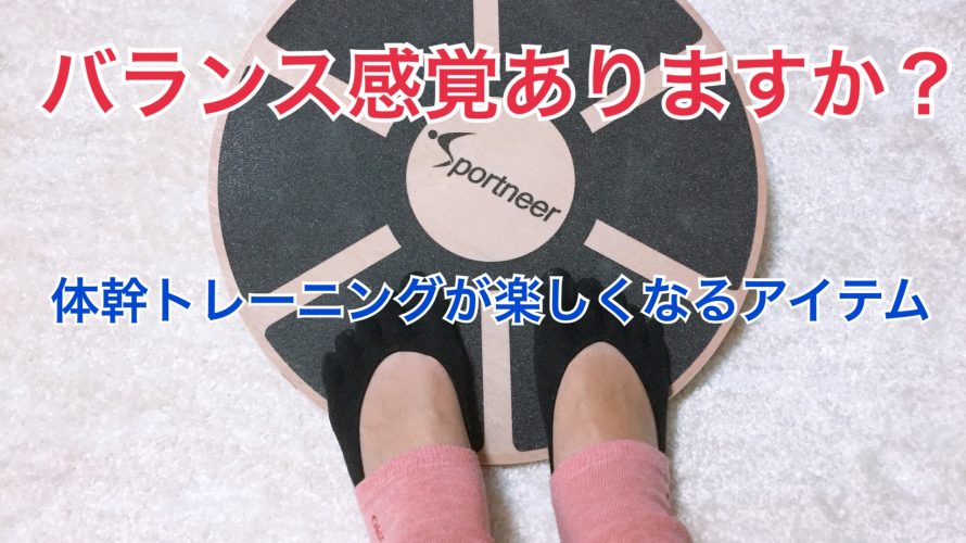 バランスボードで体幹トレーニングが簡単にできて楽しい